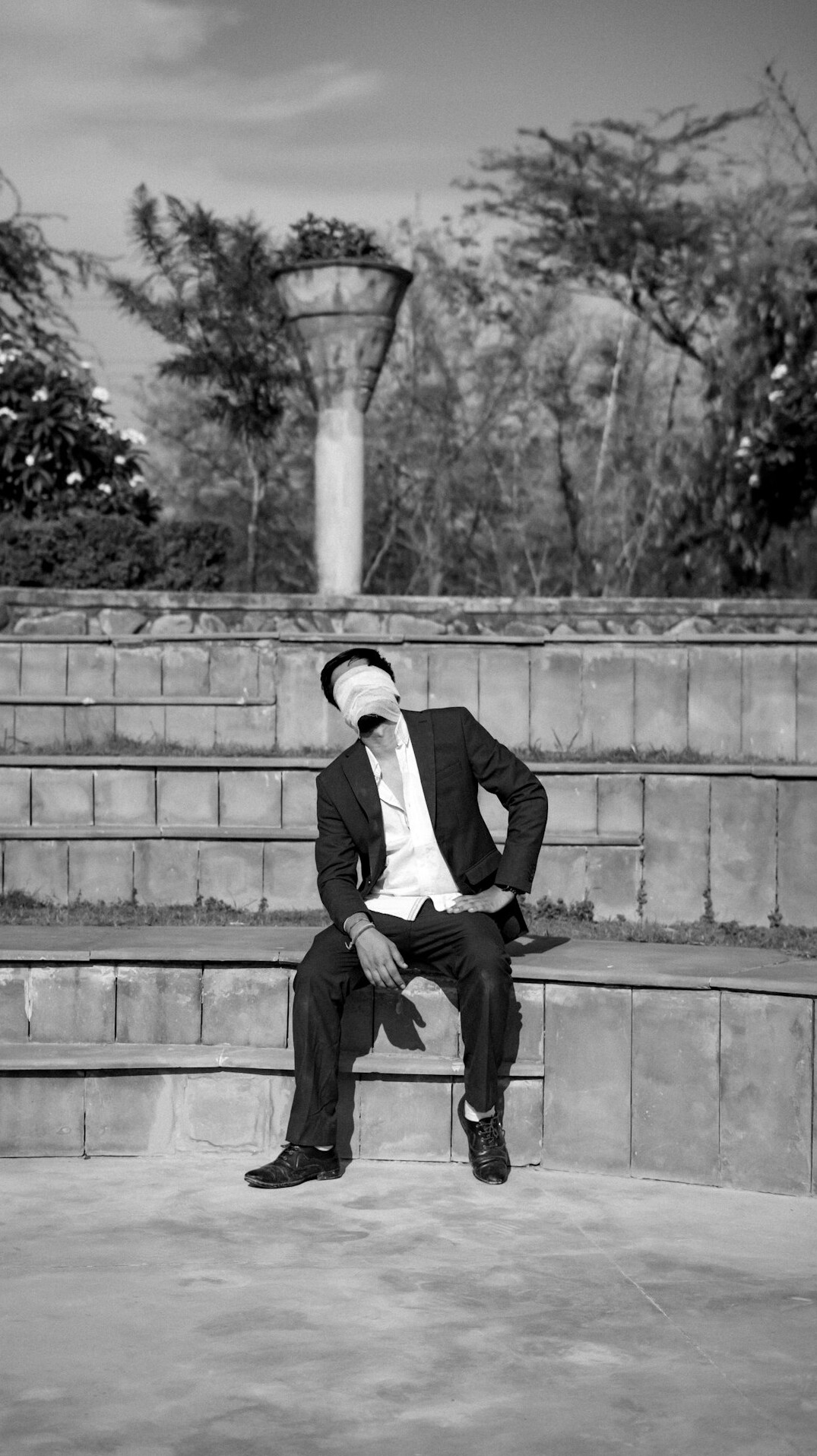 Studio portrait of a mexican man in business attire