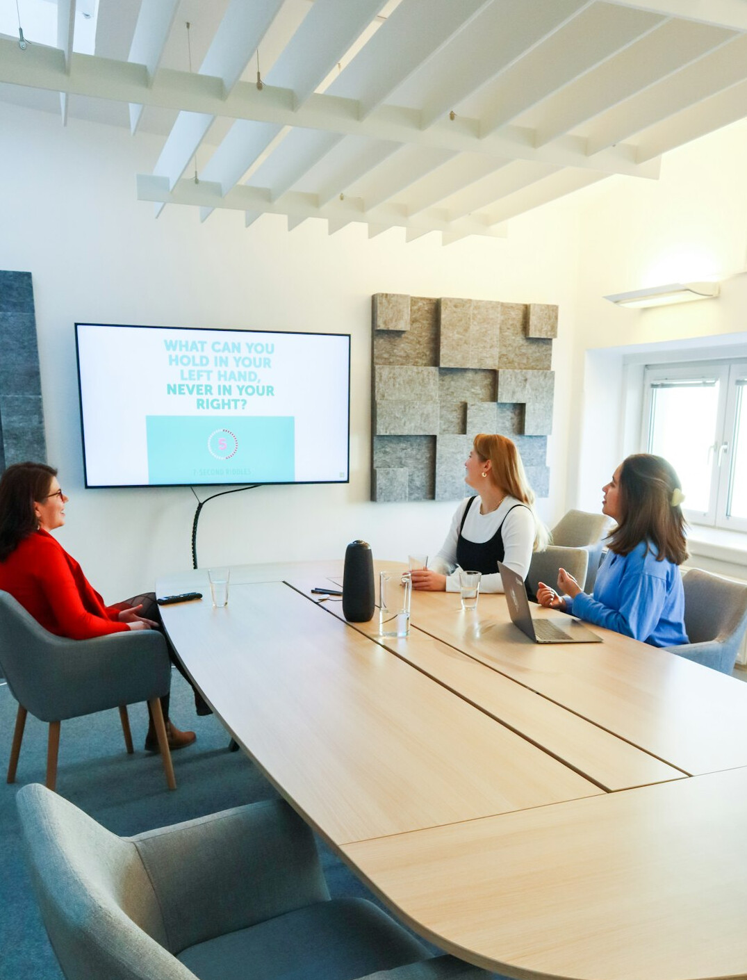 business meeting in conference room